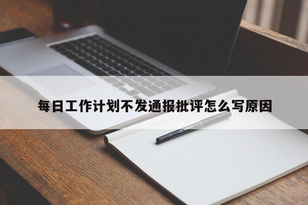 每日工作计划不发通报批评怎么写原因