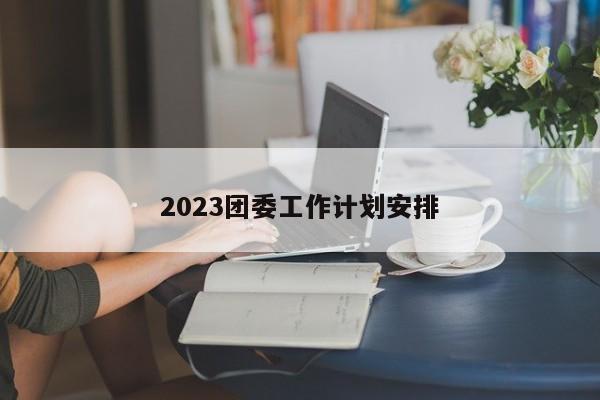 2023团委工作计划安排